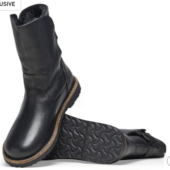 Birkenstock Uppsala Shearling Leather Boots new with tags in box Size 40 (US 9) - Picture 7 of 9